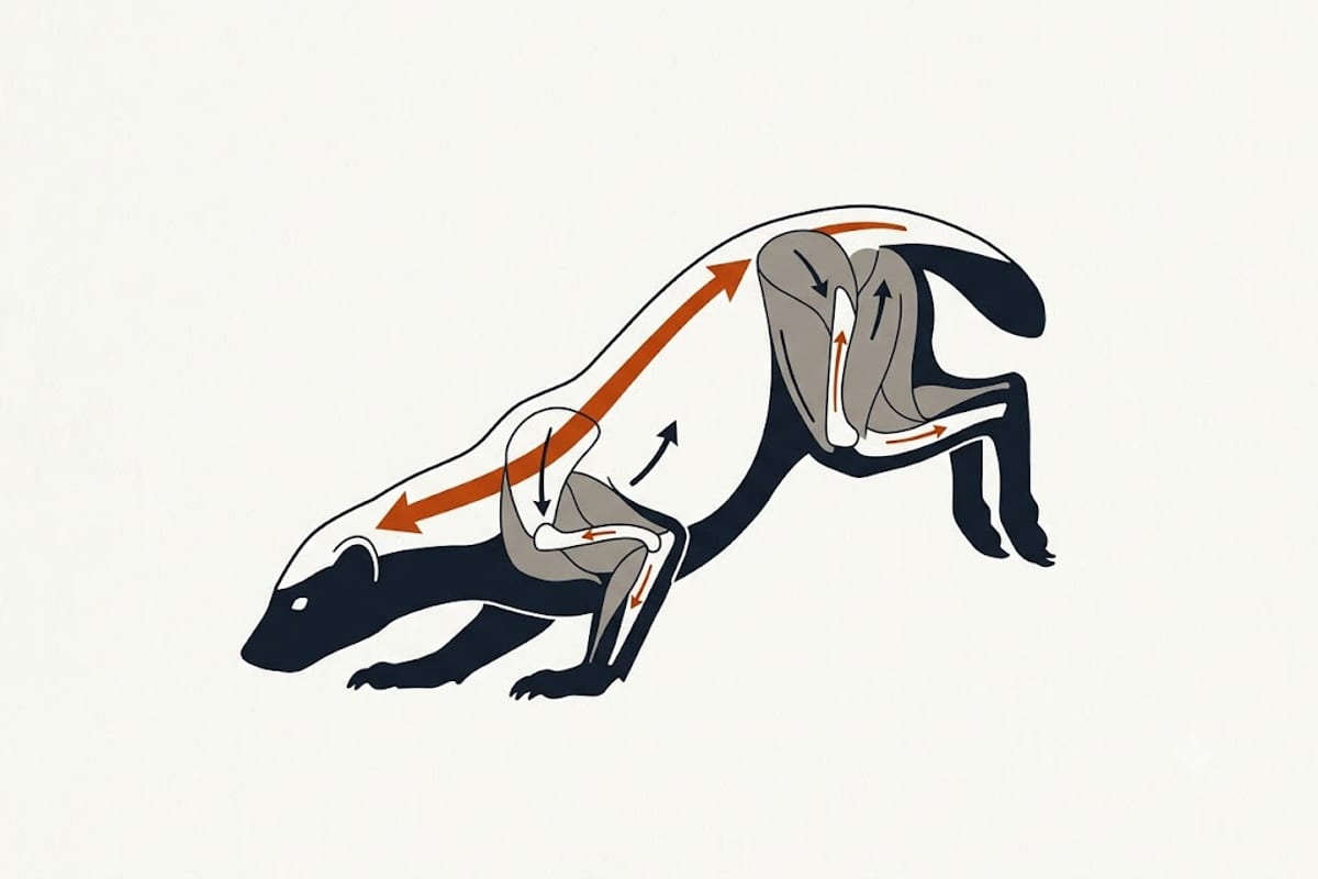A hunched or praying posture is a pain signal